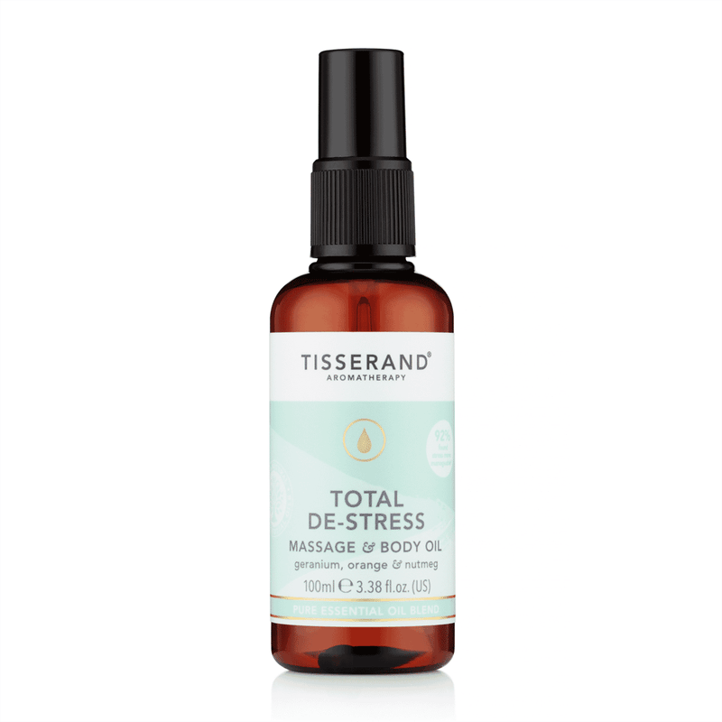 Tisserand Total De-Stress Massage & Body Oil 100ml