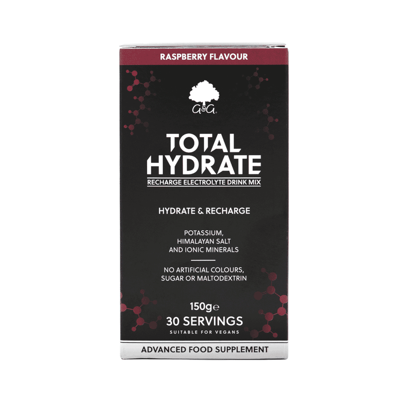 G&G Vitamins Total Hydrate Electrolyte Drink Mix Raspberry Flavour 150g
