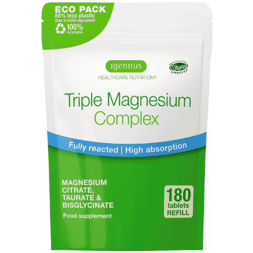 Igennus Triple Magnesium Complex Refill Pouch 180s