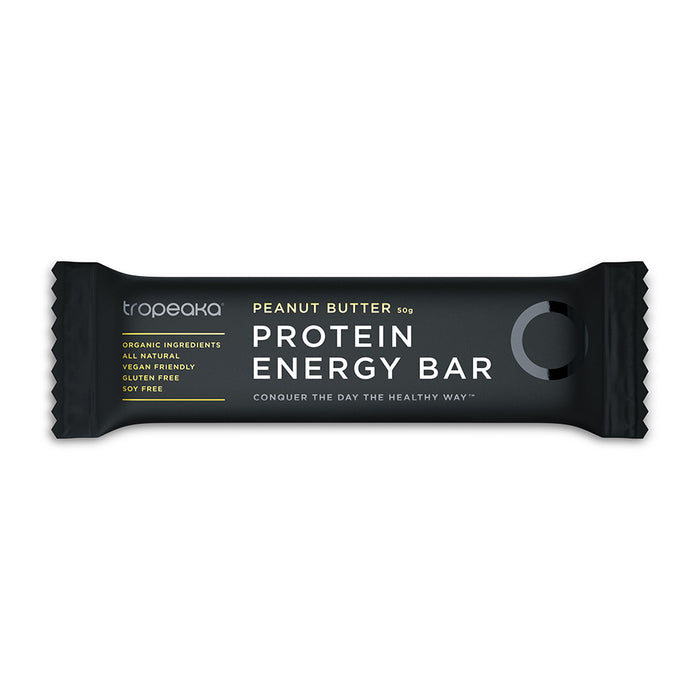 Tropeaka Protein Energy Bar Peanut Butter 50g SINGLE