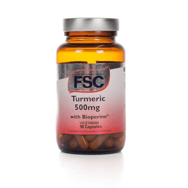 FSC (The Food Supplement Company) Turmeric 500mg with Bioperine 90s