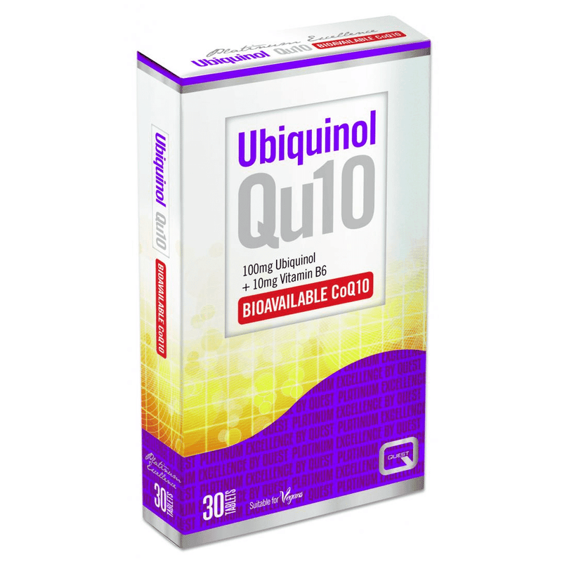 Quest Vitamins Ubiquinol QU10 100mg 30s