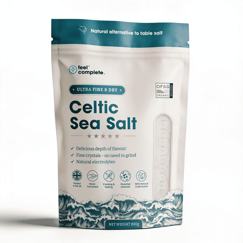 Feel Complete ULTRA Fine & Dry Celtic Sea Salt 800g