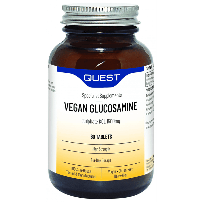 Quest Vitamins Vegan Glucosamine Sulphate KCL 1500mg 60s