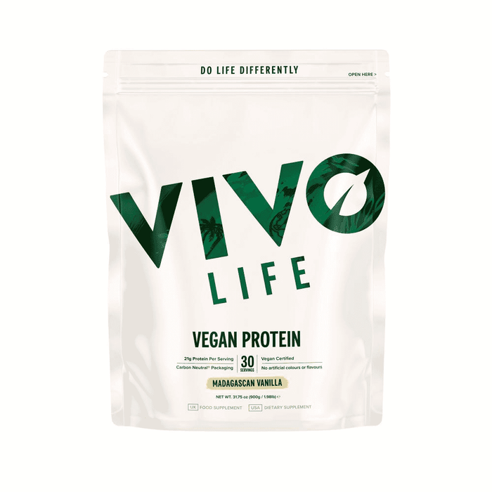 Vivo Life Vegan Protein Madagascan Vanilla 900g