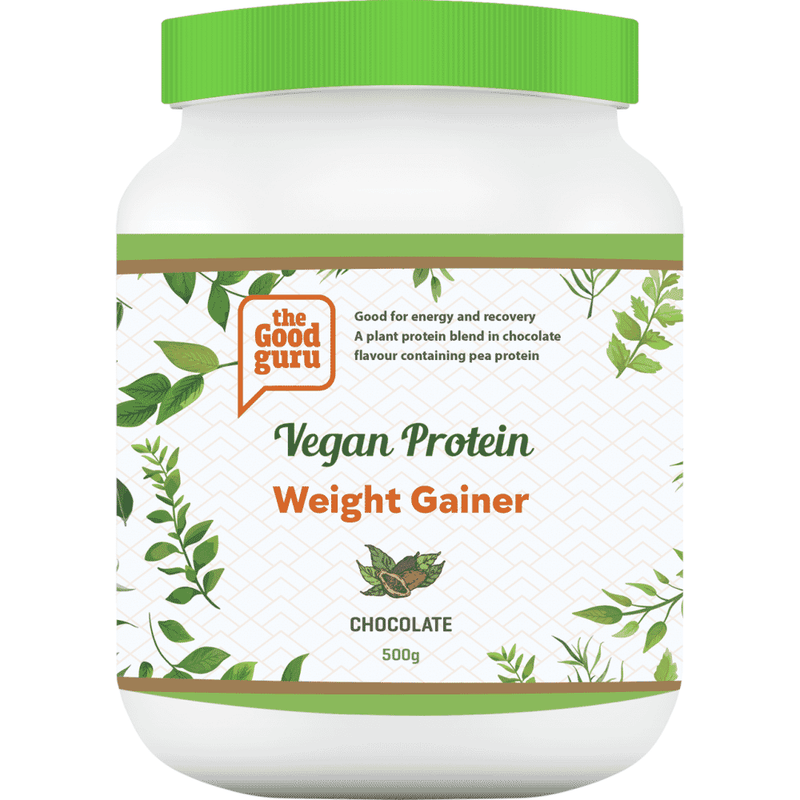 the Good guru Vegan Protein Weight Gainer Chocolate 500g