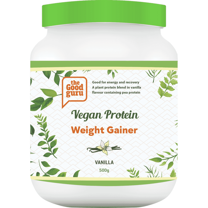the Good guru Vegan Protein Weight Gainer Vanilla 500g