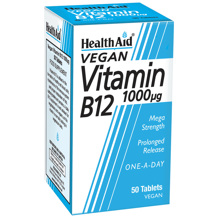 Health Aid Vegan Vitamin B12 1000ug 50s