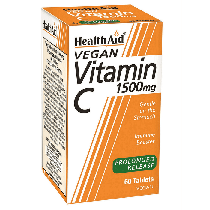 Health Aid Vegan Vitamin C 1500mg Prolonged Release 60s
