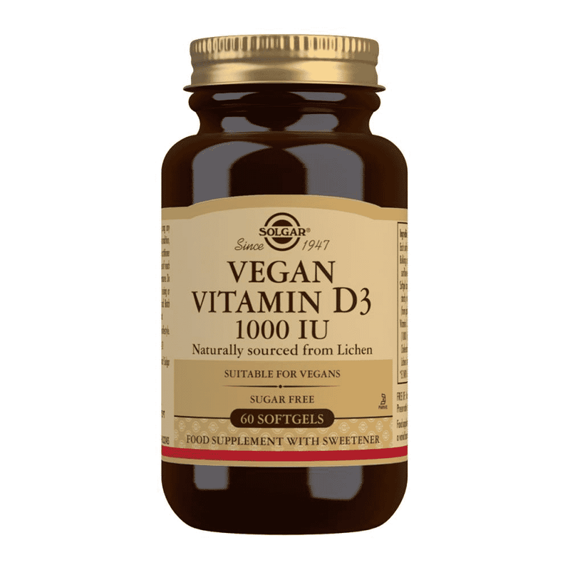 Solgar Vegan Vitamin D3 1000 IU 60s