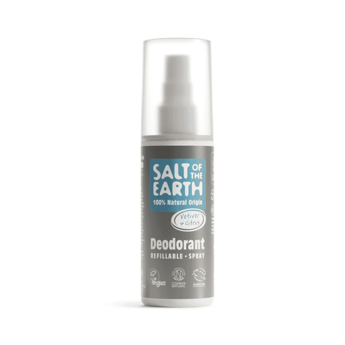 Salt of the Earth Vetiver & Citrus Deodorant Refillable Spray 100ml