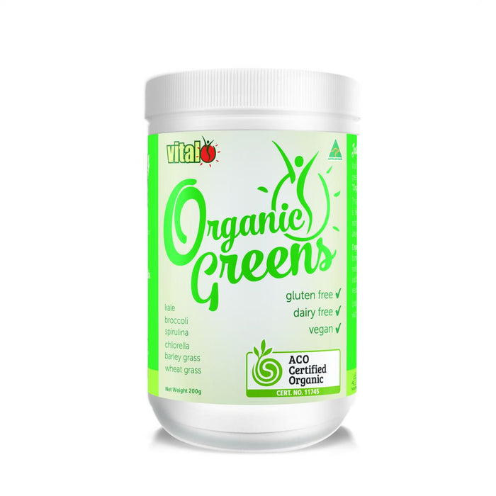 Vital Health Organic Greens 200g - Dennis the Chemist
