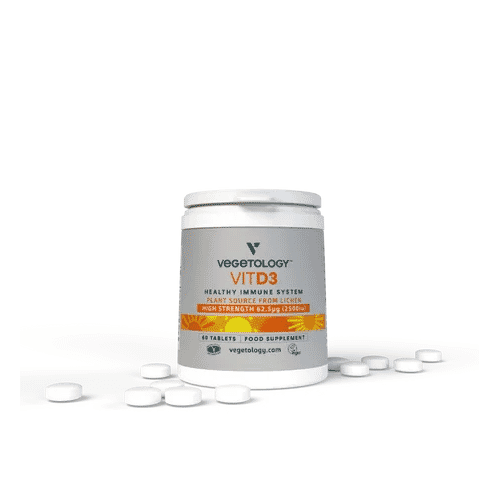Vegetology Vit D3 Plant Source from Lichen 2500iu 60s