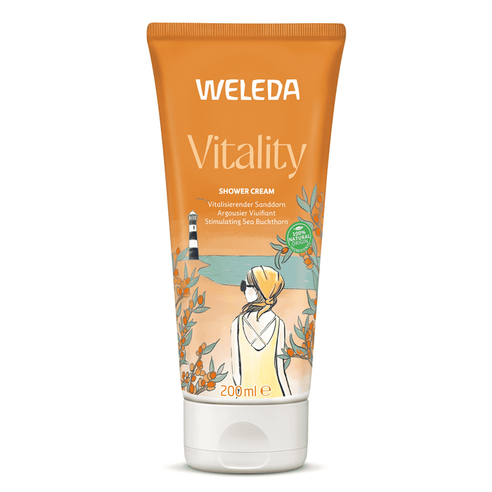 Weleda Vitality Shower Cream Stimulating Sea Buckthorn 200ml
