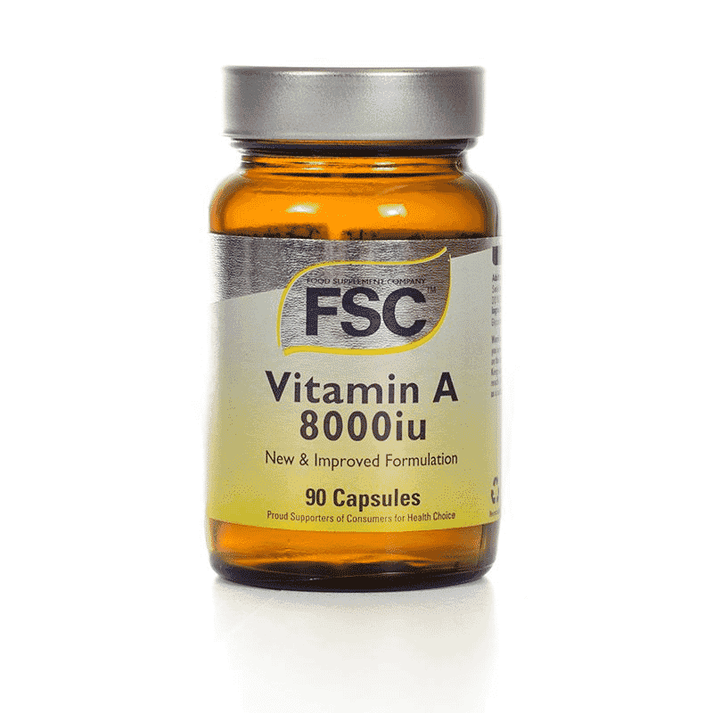 FSC (The Food Supplement Company) Vitamin A 8000iu 90s