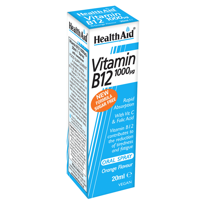 Health Aid Vitamin B12 1000ug Oral Spray 20ml