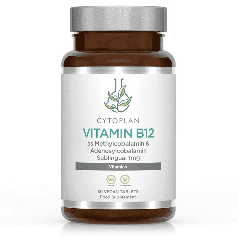 Cytoplan Vitamin B12 as Methylcobalamin & Adenosylcobalamin Sub-lingual 60 Tablets