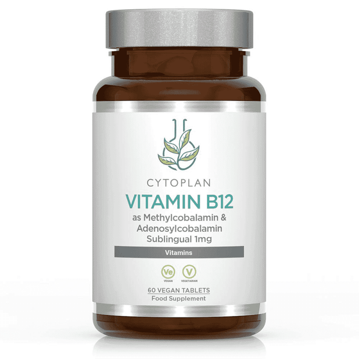 Cytoplan Vitamin B12 as Methylcobalamin & Adenosylcobalamin Sub-lingual 60 Tablets
