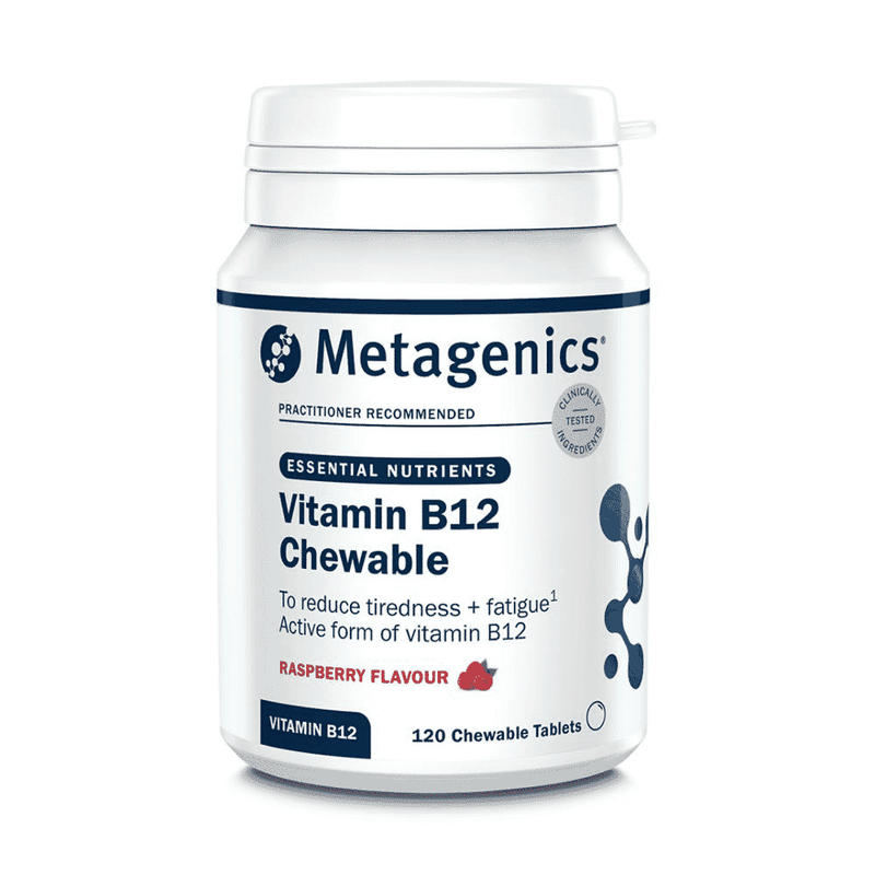 Metagenics Vitamin B12 Chewable Raspberry Flavour 120s