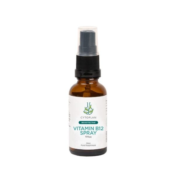 Cytoplan Vitamin B12 Spray 30ml bottle with spray nozzle-label packaging