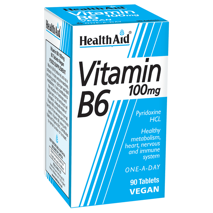 Health Aid Vitamin B6 100mg 90s