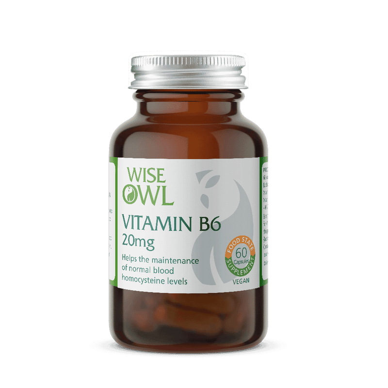 Wise Owl Vitamin B6 20mg 60s