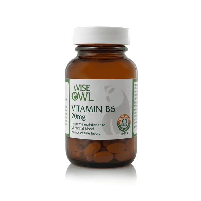 Wise Owl Vitamin B6 20mg 60s