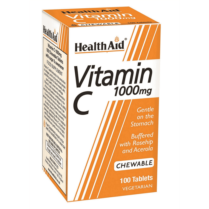 Health Aid Vitamin C 1000mg Chewable 100s