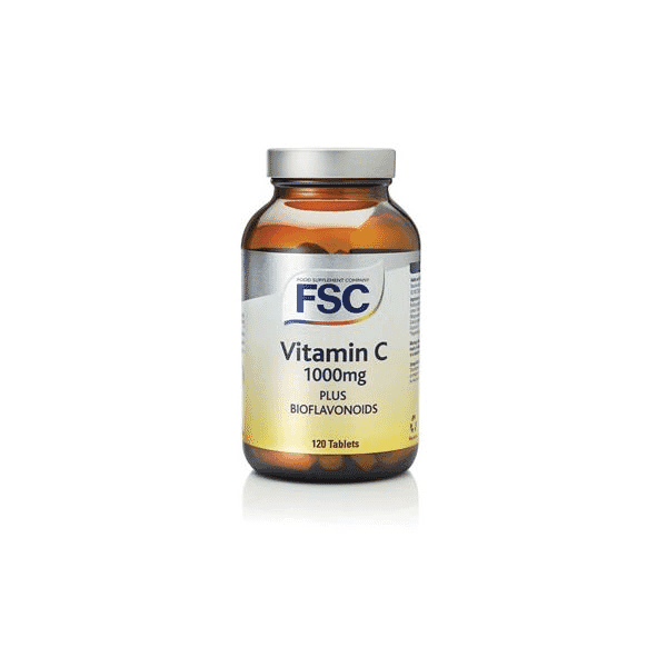 FSC (The Food Supplement Company) Vitamin C 1000mg Plus Bioflavonoids 120s