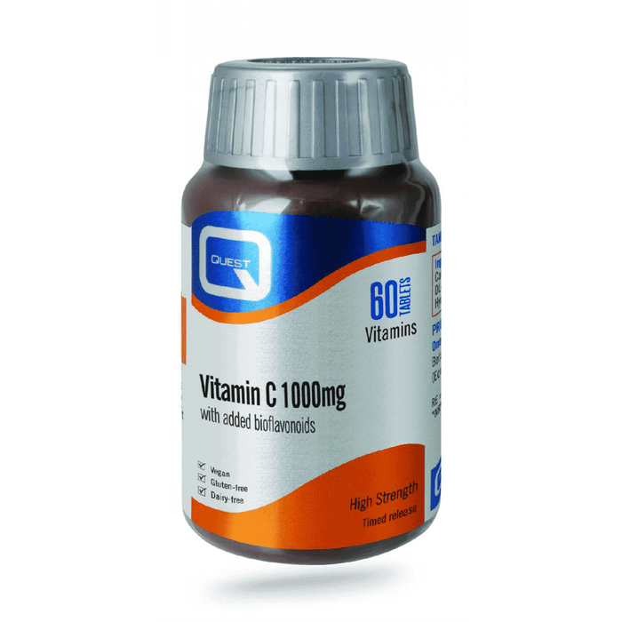 Quest Vitamins Vitamin C 1000mg with Bioflavonoids Timed Release 60s