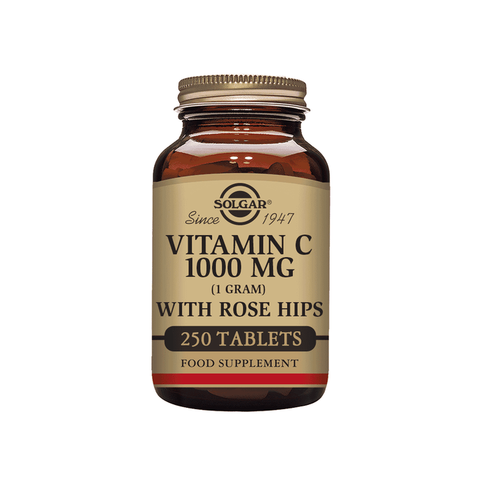 Solgar Vitamin C 1000mg with Rose Hips 250s