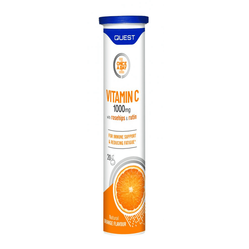 Quest Vitamins Vitamin C 1000mg with Rosehips & Rutin Effervescent 20s