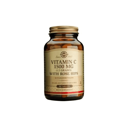 Solgar Vitamin C 1500mg with Rose Hips 90s