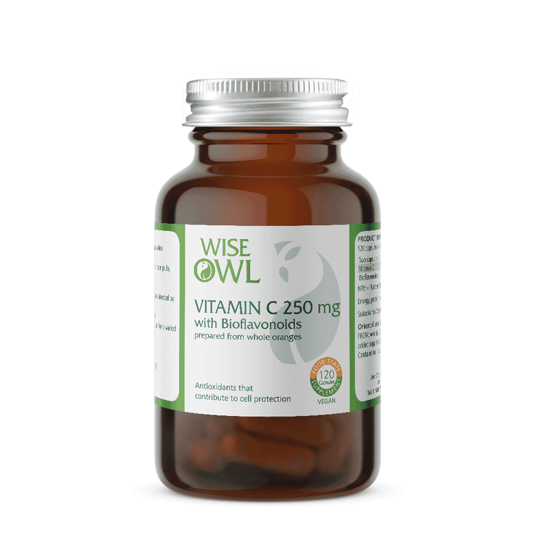 Wise Owl Vitamin C 250mg with Bioflavonoids 120s
