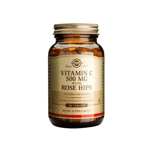 Solgar Vitamin C 500mg with Rose Hips 100s