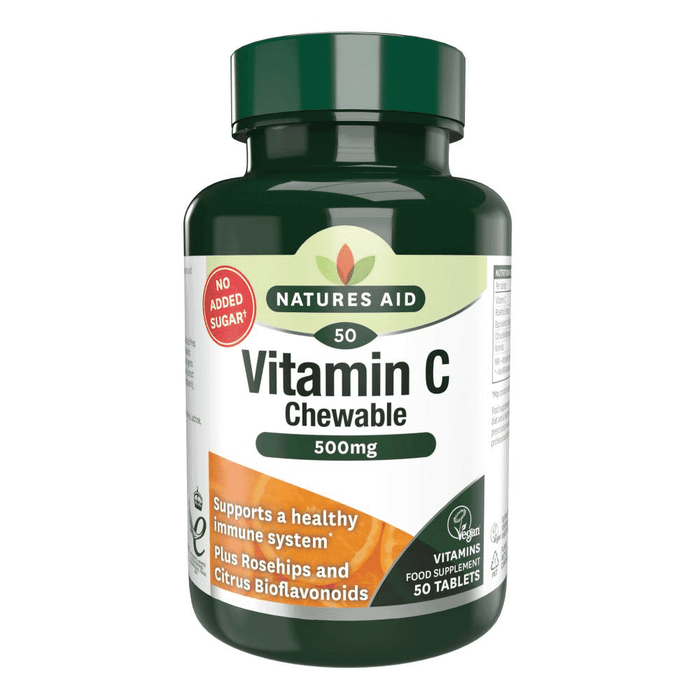 Natures Aid Vitamin C Chewable (500mg) 50s
