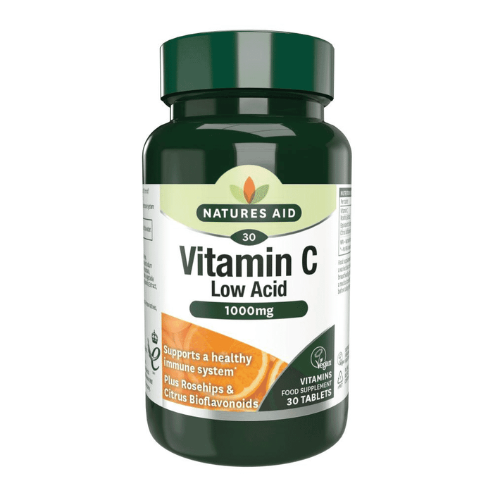 Natures Aid Vitamin C Low Acid (1000mg) 30s