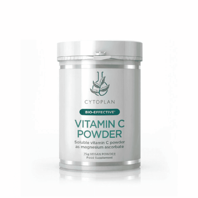 Cytoplan Vitamin C Powder 75g supplement container