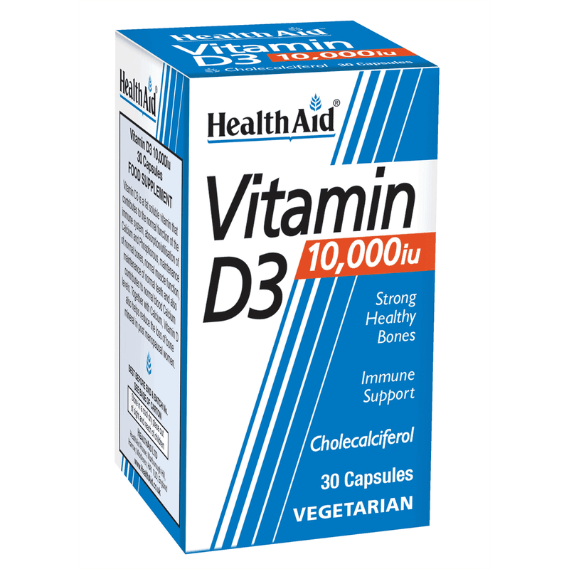 Health Aid Vitamin D3 10,000iu 30s