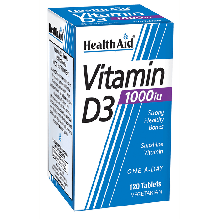 Health Aid Vitamin D3 1000iu 120s