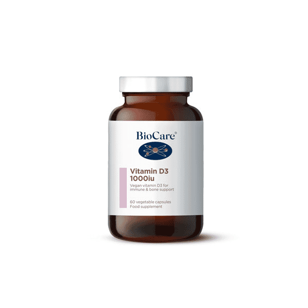 BioCare Vitamin D3 1000iu 60s