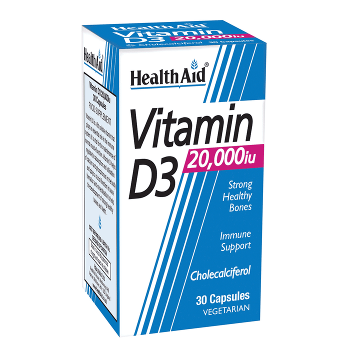 Health Aid Vitamin D3 20,000iu 30s