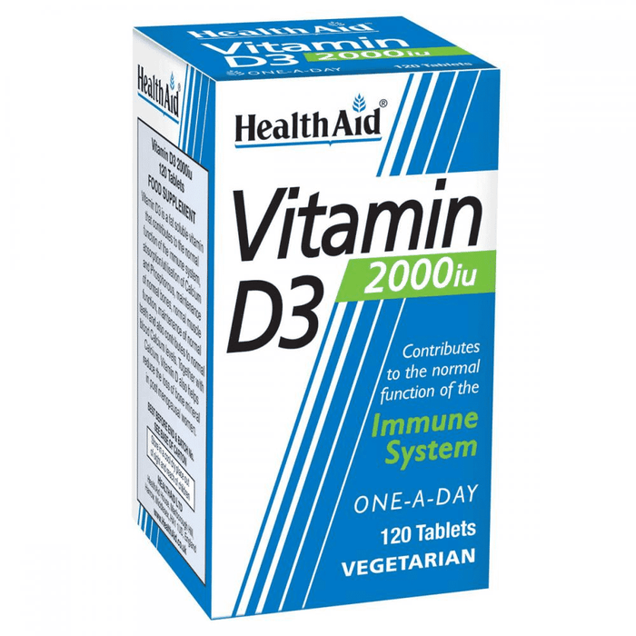 Health Aid Vitamin D3 2000iu 120s