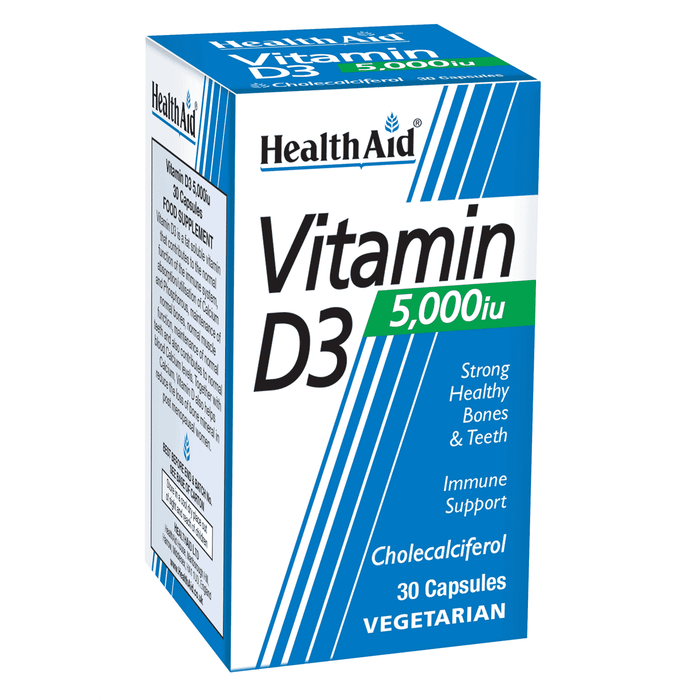 Health Aid Vitamin D3 5000iu 30s