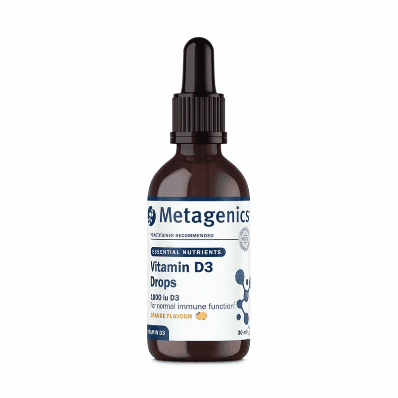 Metagenics Vitamin D3 Drops 1000iu Orange Flavour 30ml