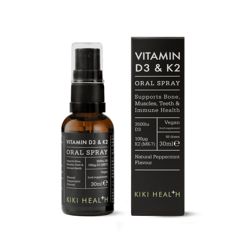 Kiki Health Vitamin D3 & K2 Oral Spray Natural Peppermint Flavour 30ml 