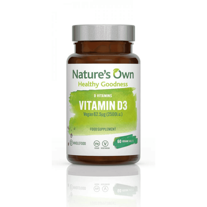 Nature's Own Vitamin D3 Vegan 2500iu 60s
