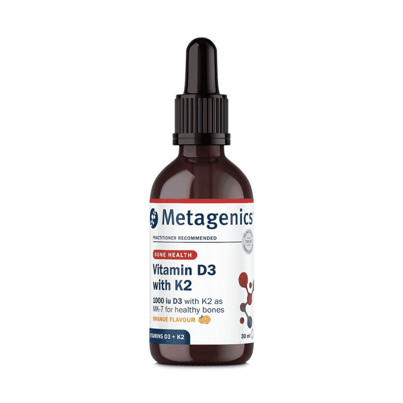 Metagenics Vitamin D3 with K2 Orange Flavour 30ml