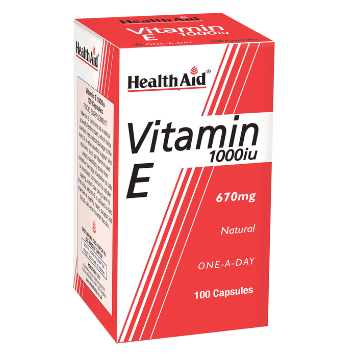 Health Aid Vitamin E 1000iu 100s