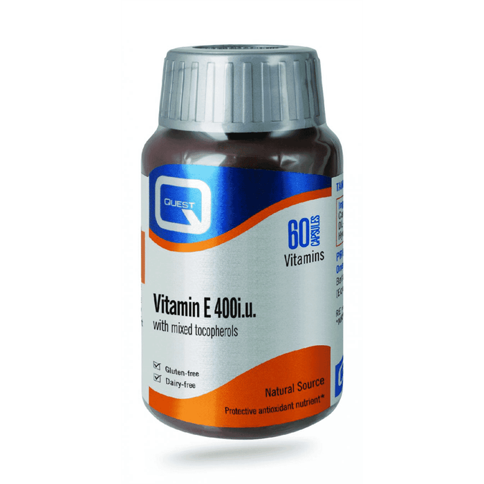 Quest Vitamins Vitamin E 400iu with Mixed Tocopherols 60s